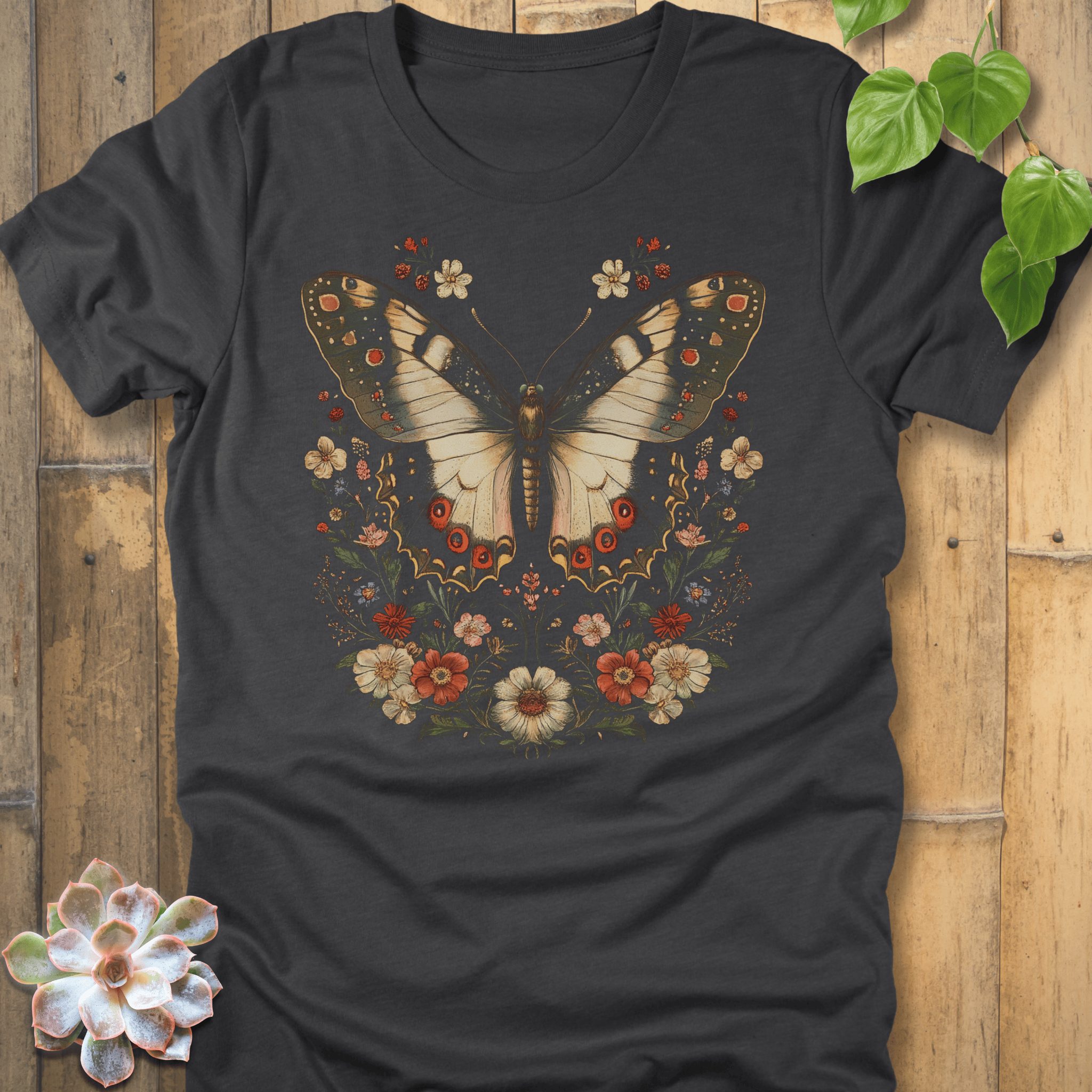 Dark Grey Heather / S Nature's Embrace T-Shirt T-Shirt