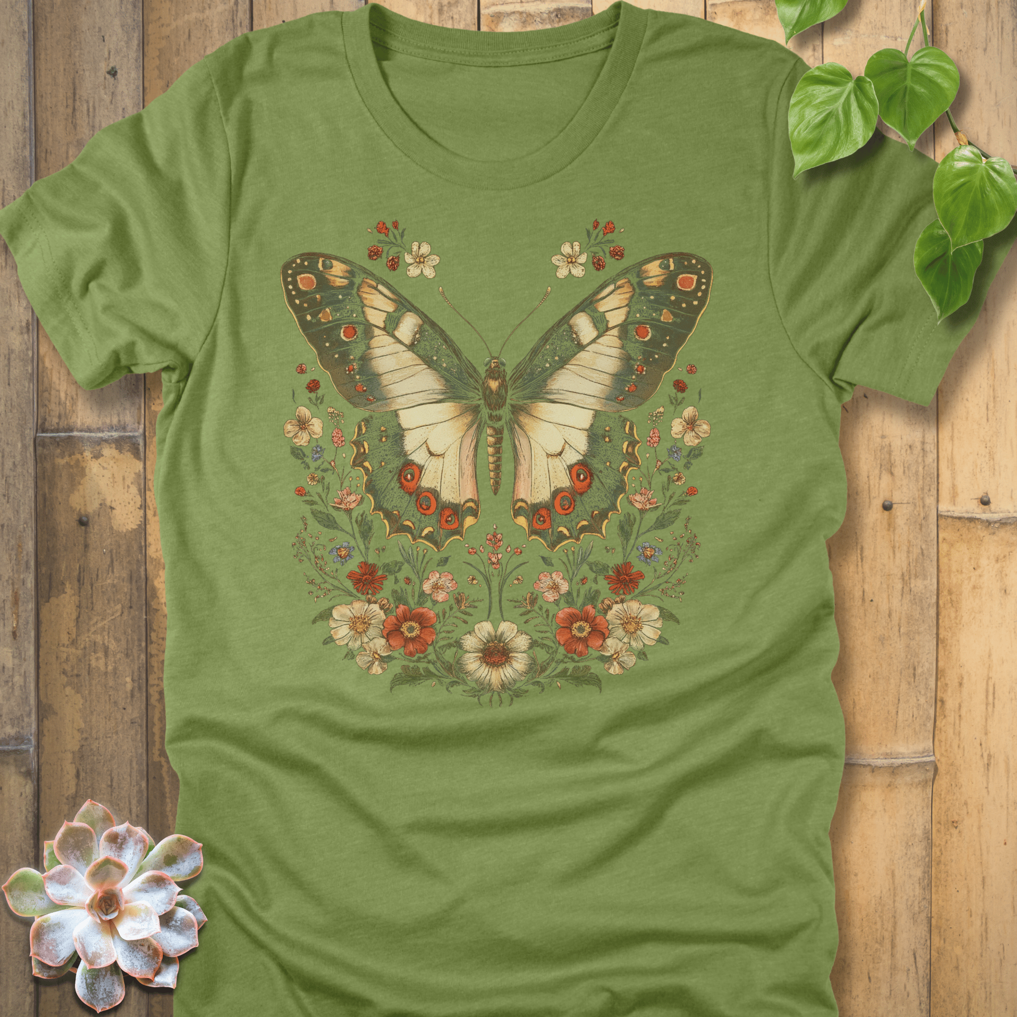 Heather Green / M Nature's Embrace T-Shirt T-Shirt
