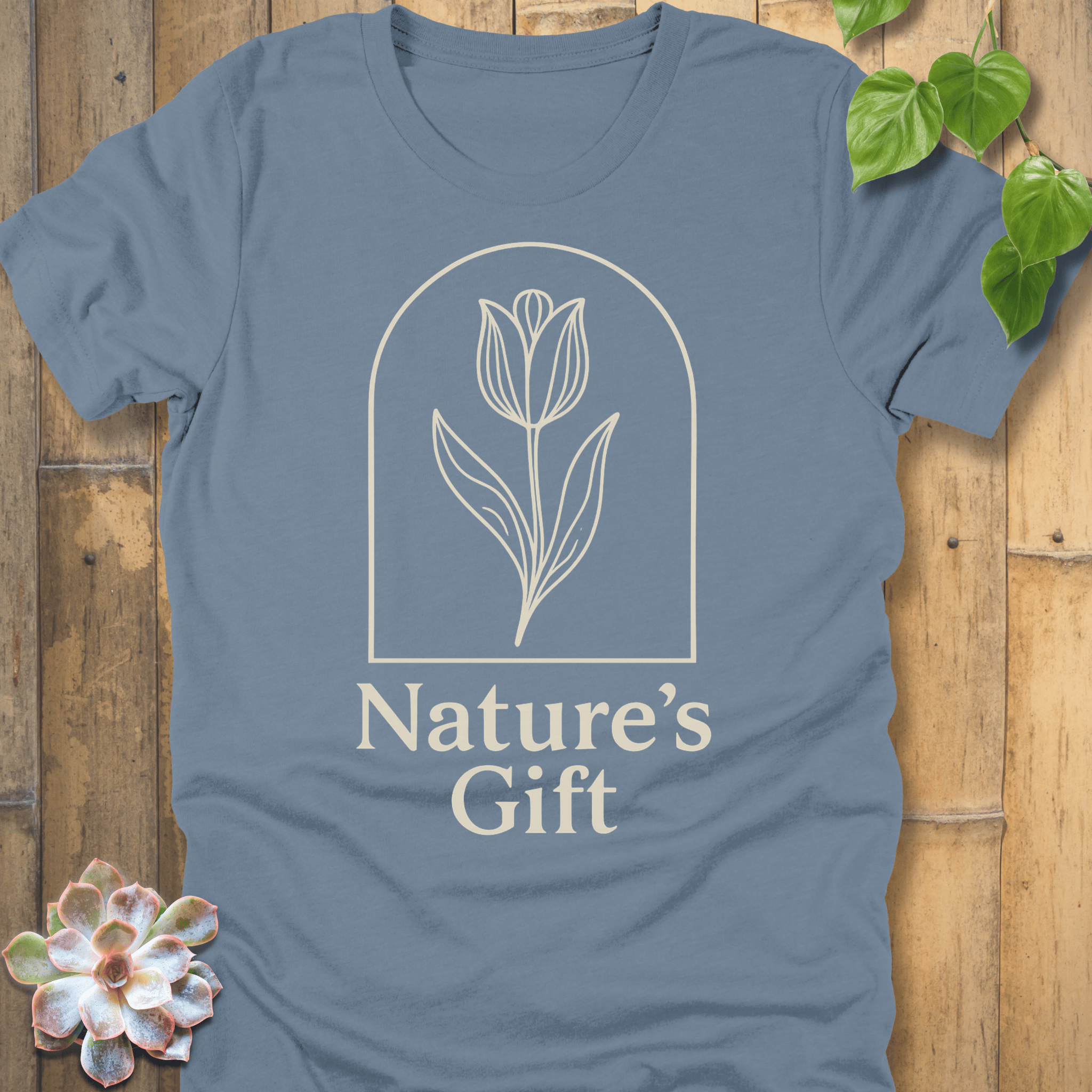 Steel Blue / S Nature's Gift T-Shirt T-Shirt