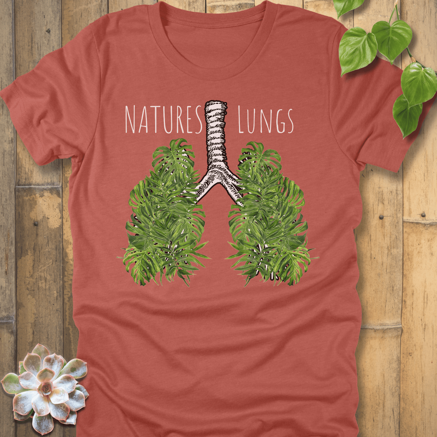 Heather Clay / S Nature's Lungs T-Shirt T-Shirt
