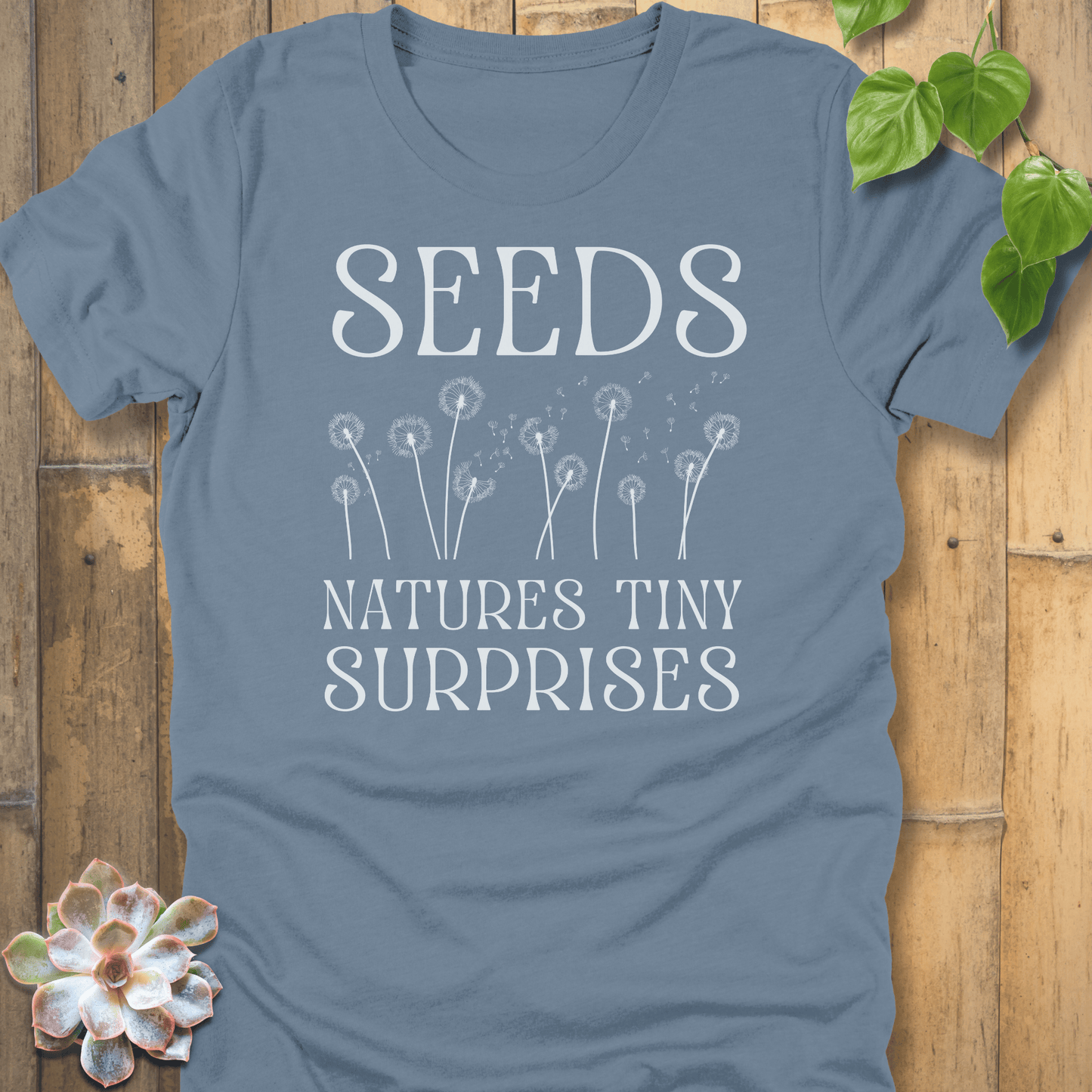 Steel Blue / S Nature’s Tiny Surprises T-Shirt T-Shirt