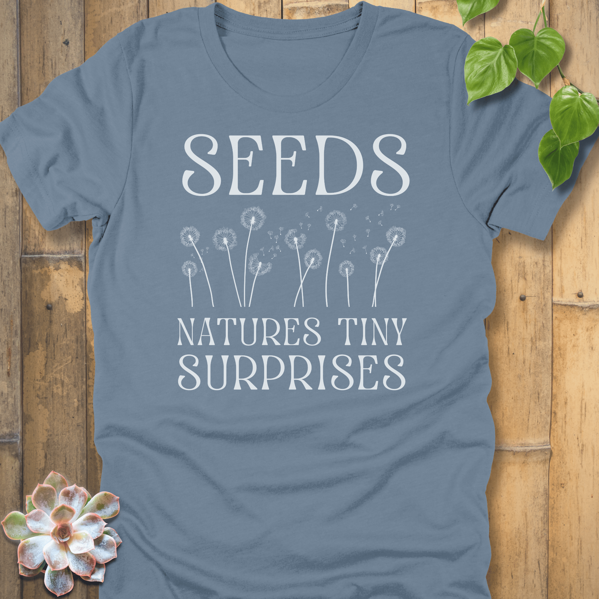 Steel Blue / S Nature’s Tiny Surprises T-Shirt T-Shirt