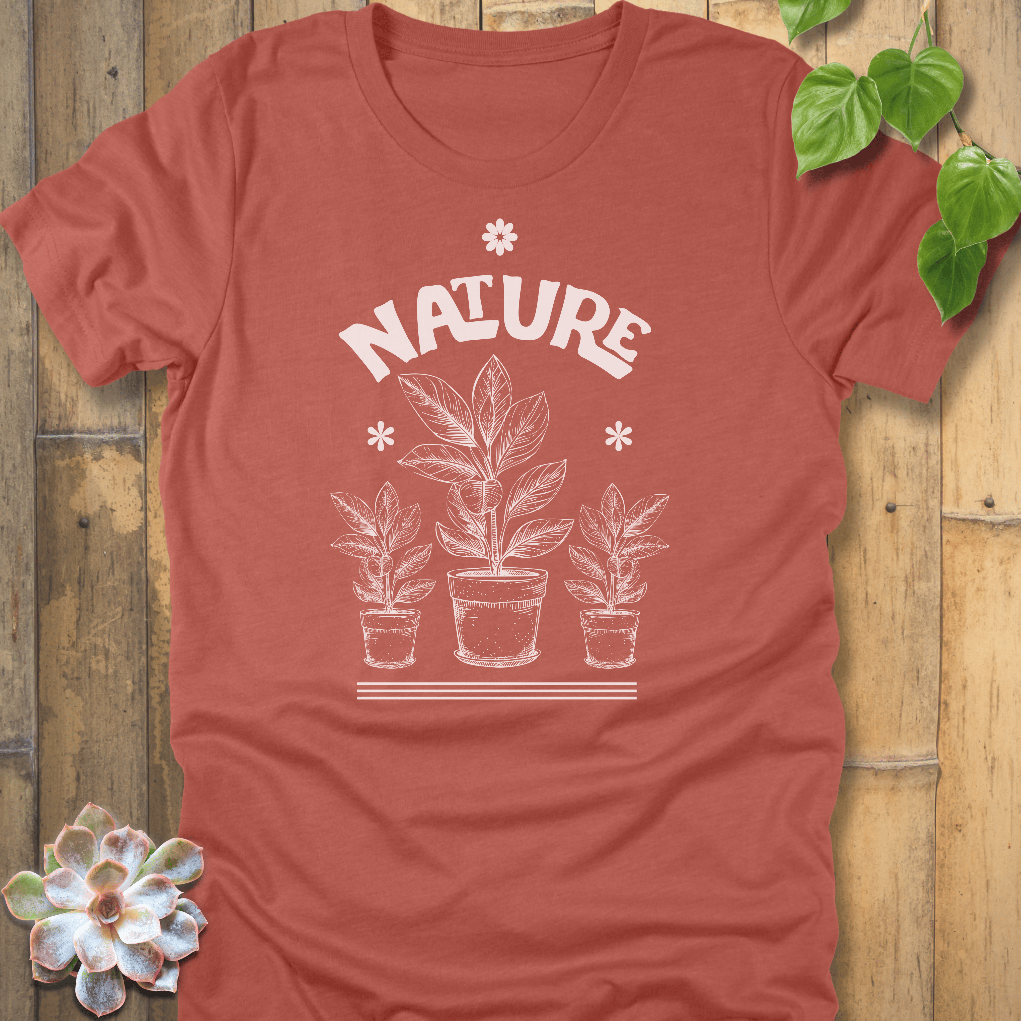Heather Clay / S Nature T-Shirt T-Shirt