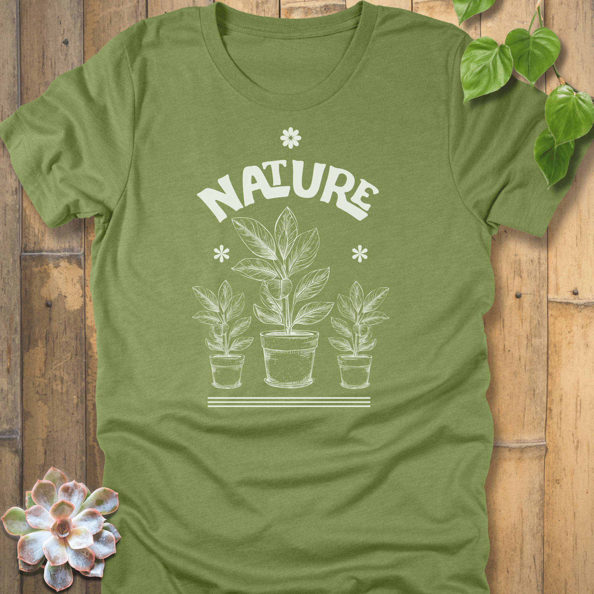 Heather Green / M Nature T-Shirt T-Shirt