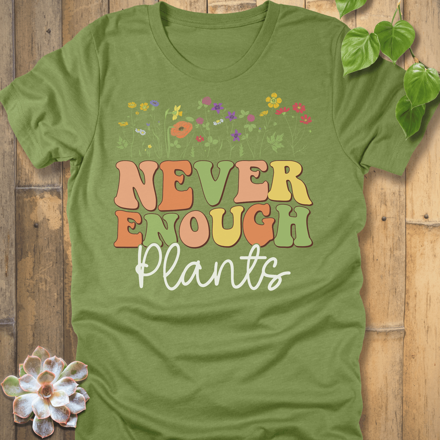 Heather Green / M Never Enough T-Shirt T-Shirt