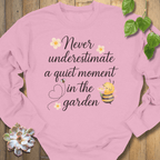 Light Pink / S Never Underestimate Sweatshirt Sweatshirt