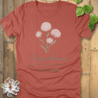 Heather Clay / S November Chrysanthemum T-shirt T-Shirt