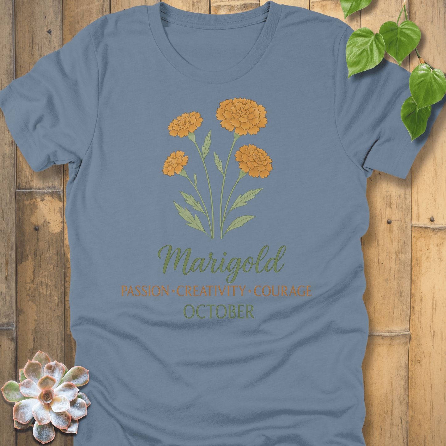 Steel Blue / S October Marigold T-shirt T-Shirt