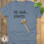 Steel Blue / S Oh Look Plants T-Shirt T-Shirt