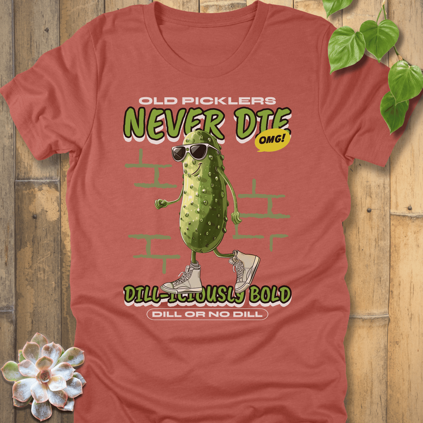 Heather Clay / S Old Picklers Never Die T-shirt T-Shirt