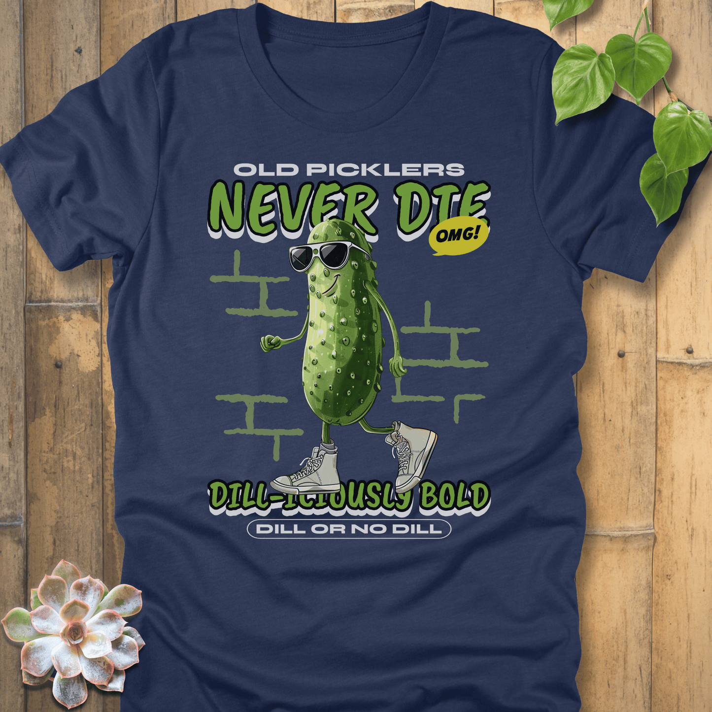 Heather Navy / S Old Picklers Never Die T-shirt T-Shirt