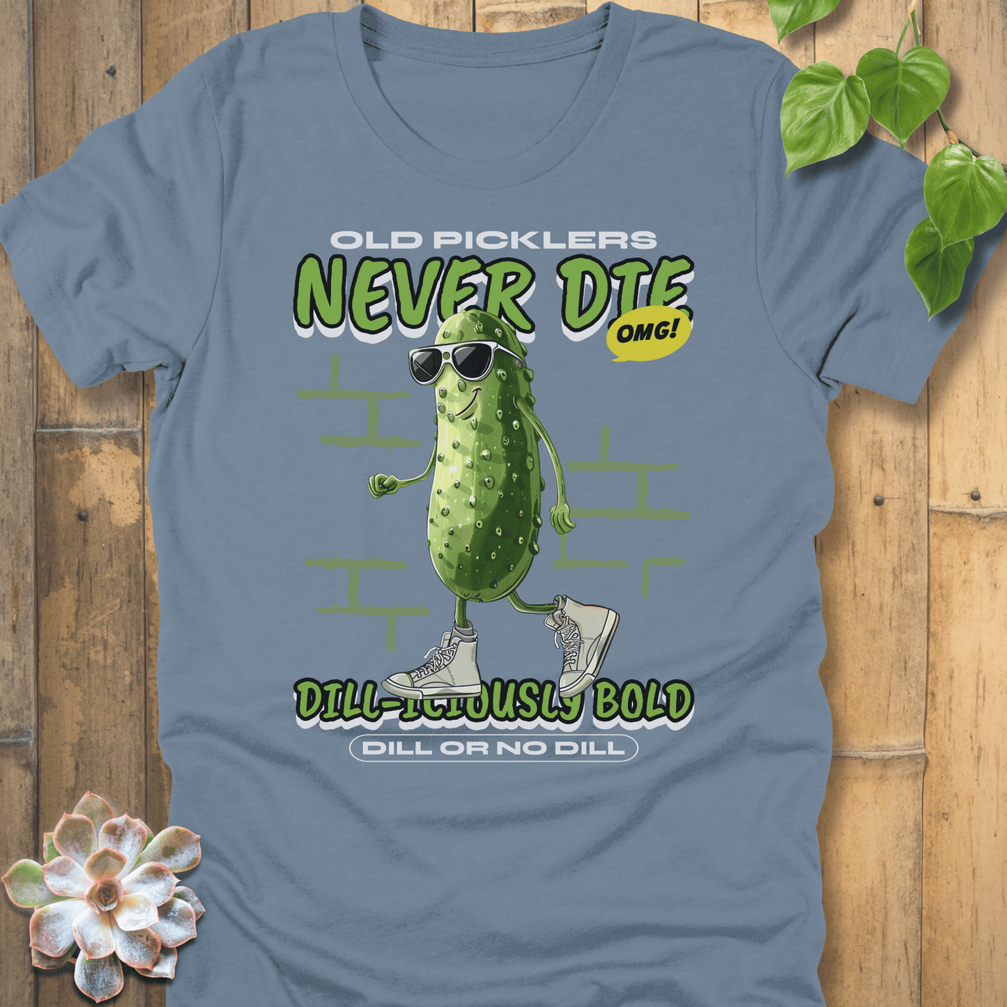 Steel Blue / S Old Picklers Never Die T-shirt T-Shirt