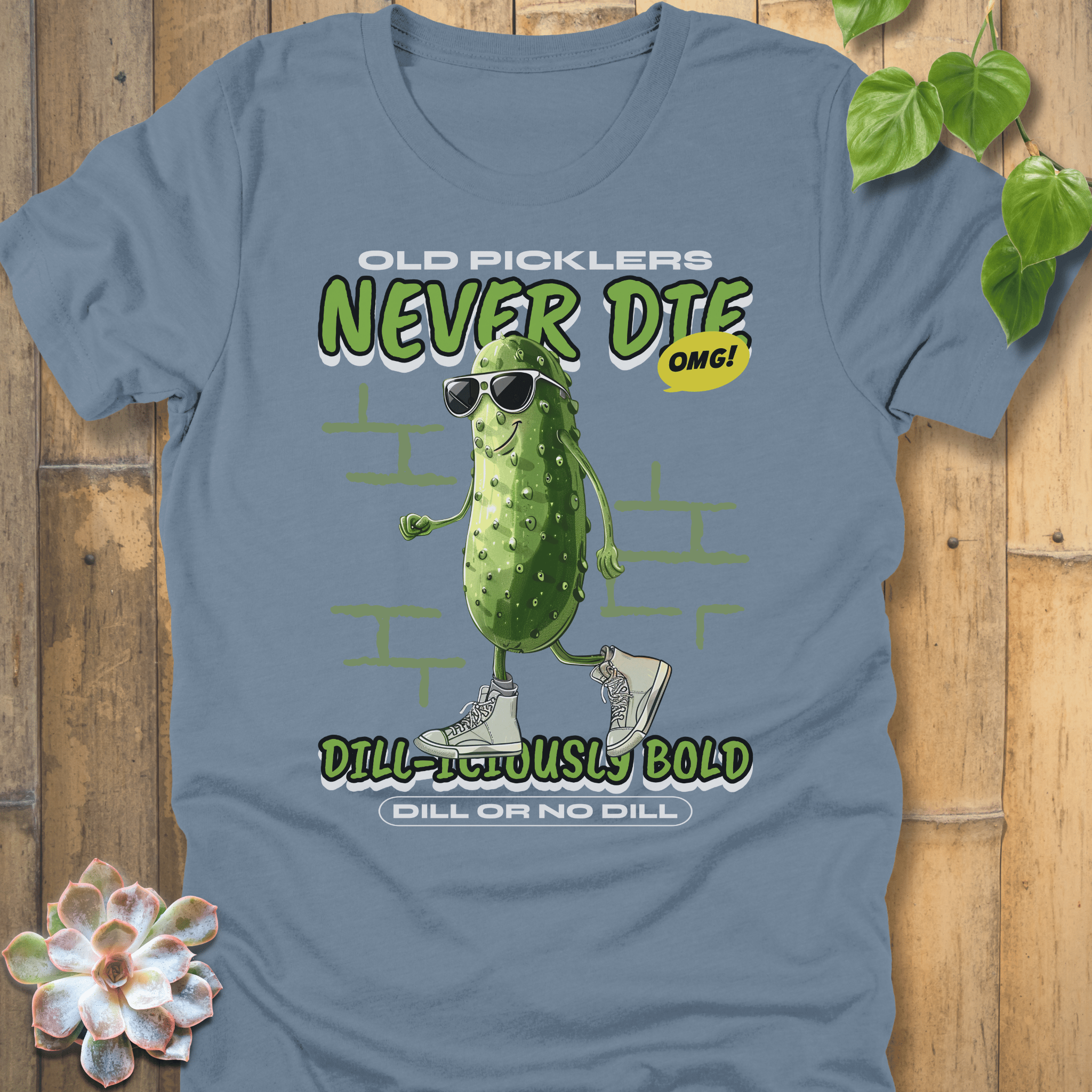 Steel Blue / S Old Picklers Never Die T-shirt T-Shirt