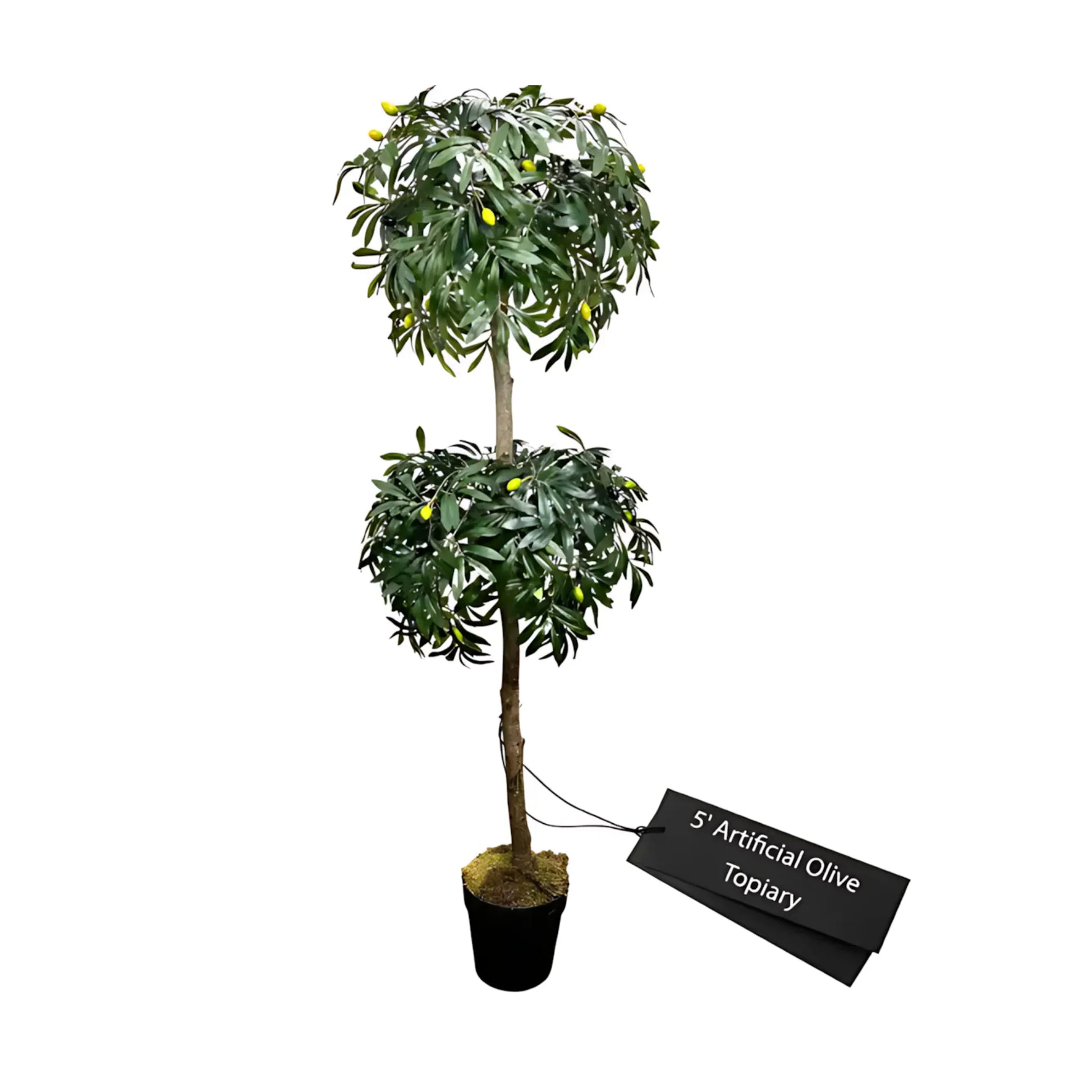 1 Olive Topiary Artificial Tree Artificial Tree