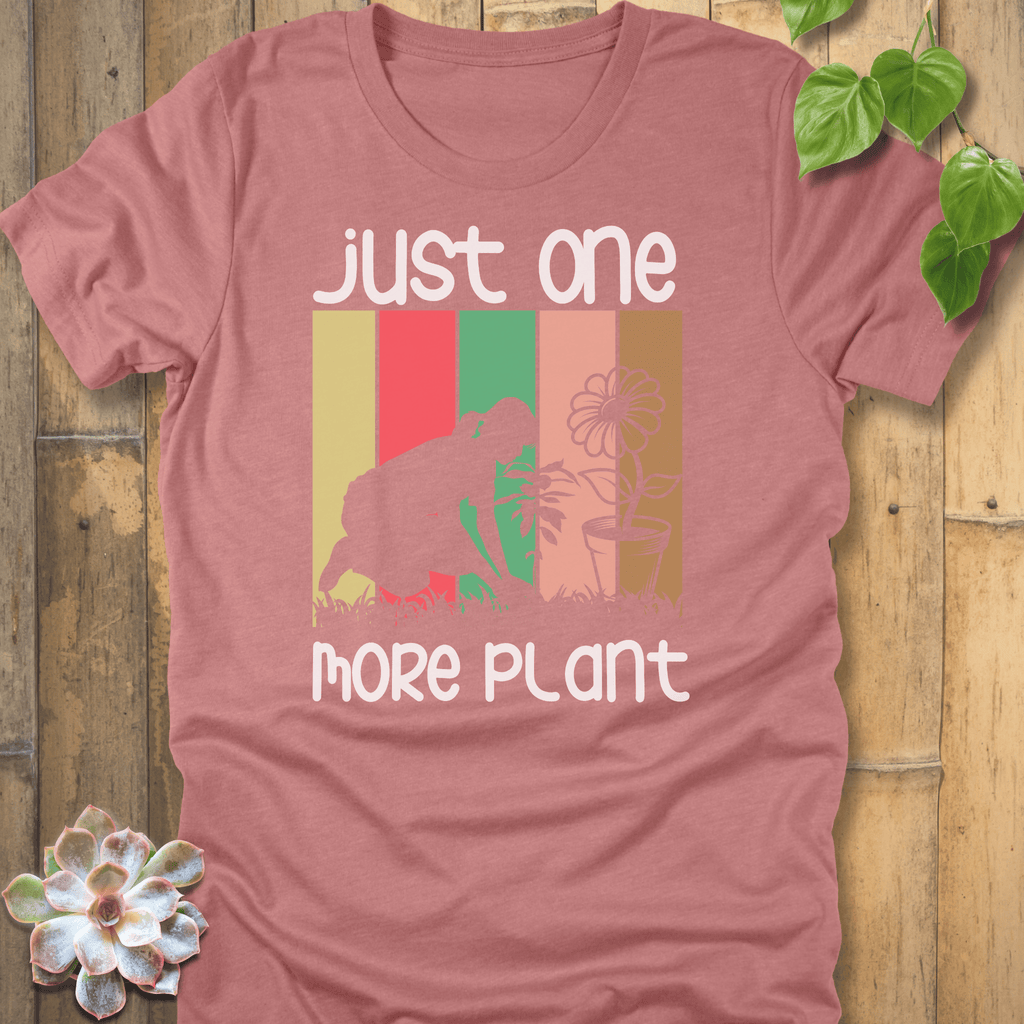 Heather Mauve / S One More Plant T-shirt T-Shirt