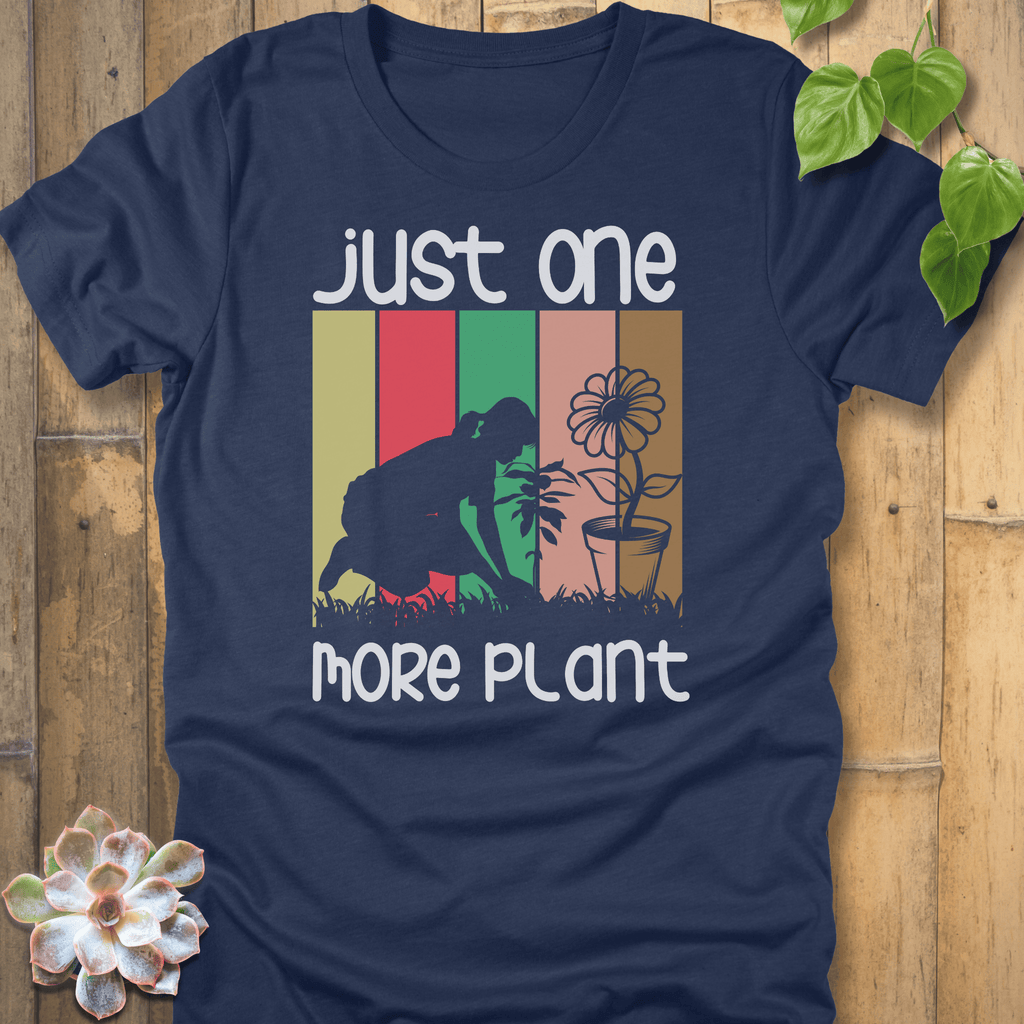 Heather Navy / S One More Plant T-shirt T-Shirt