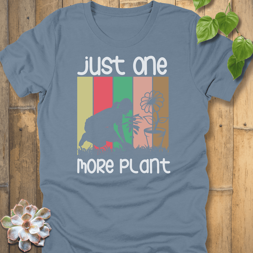 Steel Blue / S One More Plant T-shirt T-Shirt