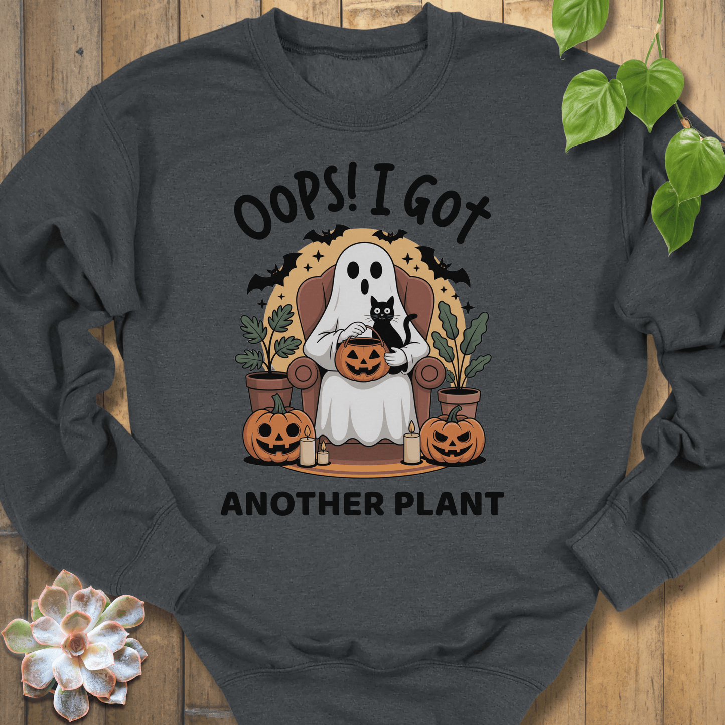 Dark Heather / S Oops! Sweatshirt Sweatshirt