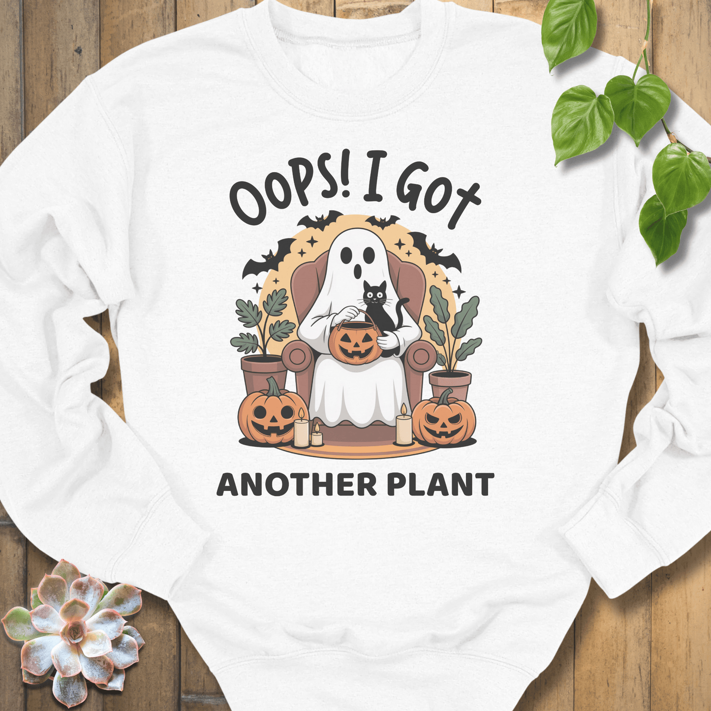 White / S Oops! Sweatshirt Sweatshirt