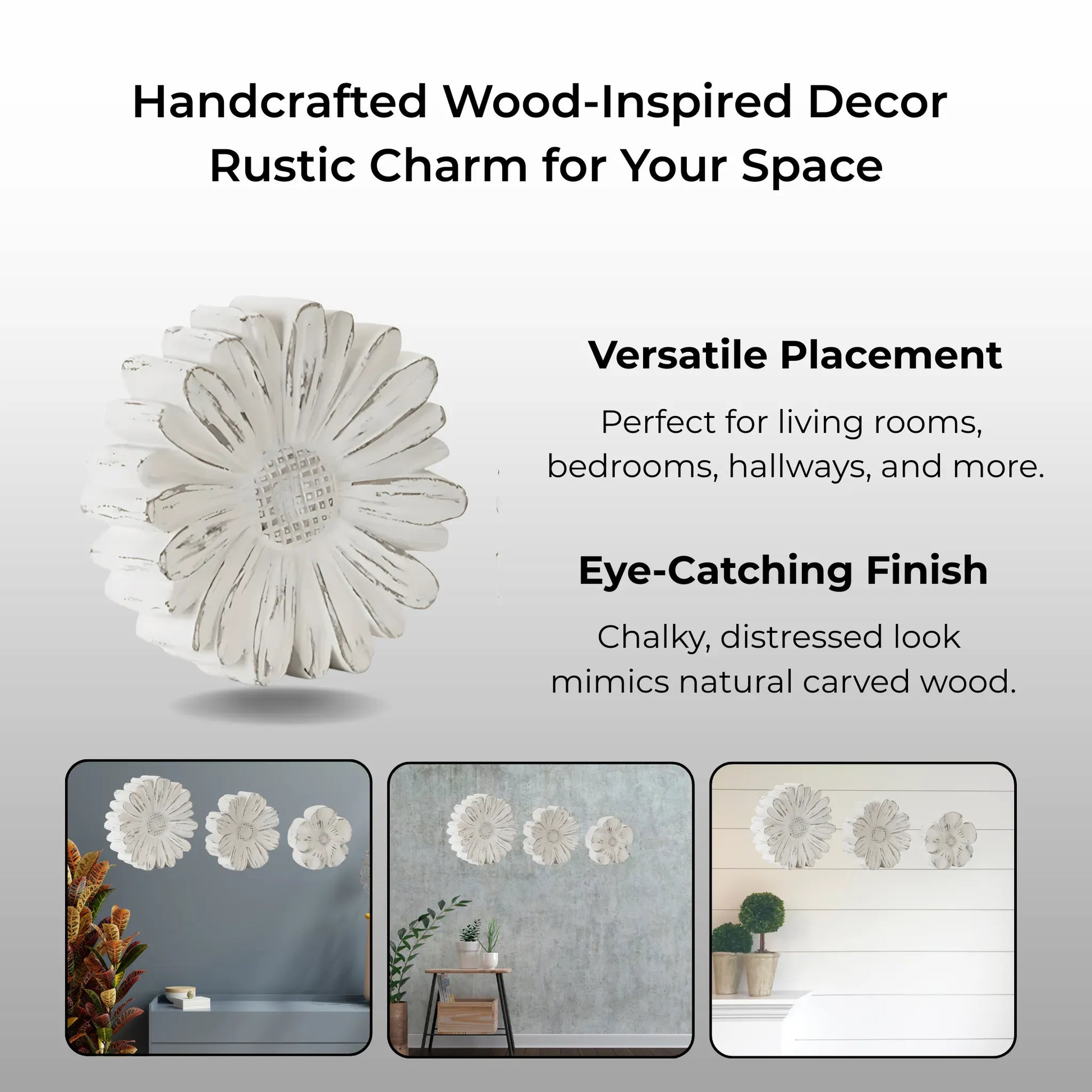 1 Ornate Wood-Inspired Wall Decor Wall Decor