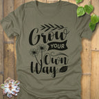 Heather Olive / S Own Way - T-Shirt T-Shirt