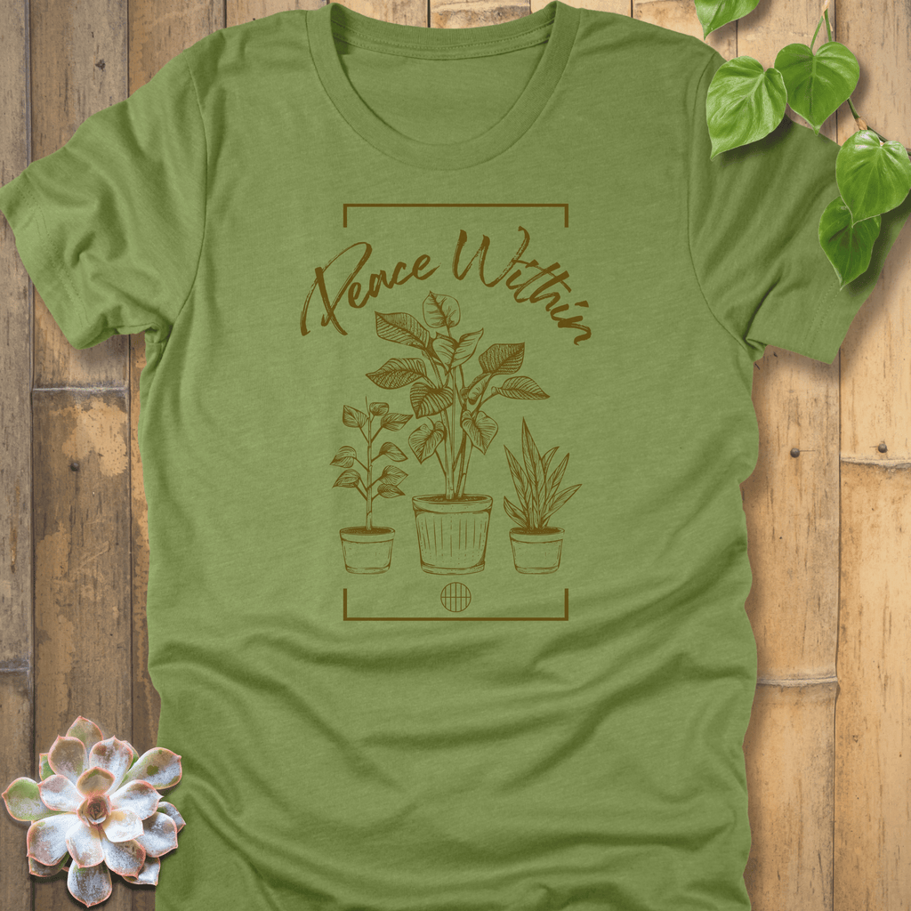 Heather Green / M Peace Within T-Shirt T-Shirt