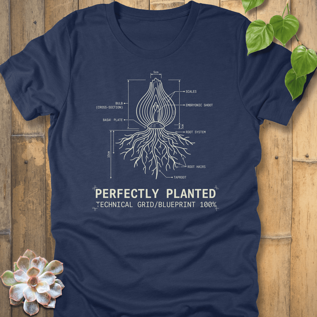 Heather Navy / S Perfectly Planted T-shirt T-Shirt