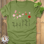Heather Green / S Petals Of Strength T-shirt T-Shirt