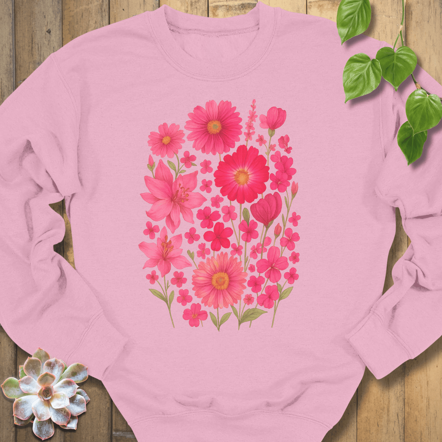 Light Pink / S Pink Blossom Sweatshirt Sweatshirt