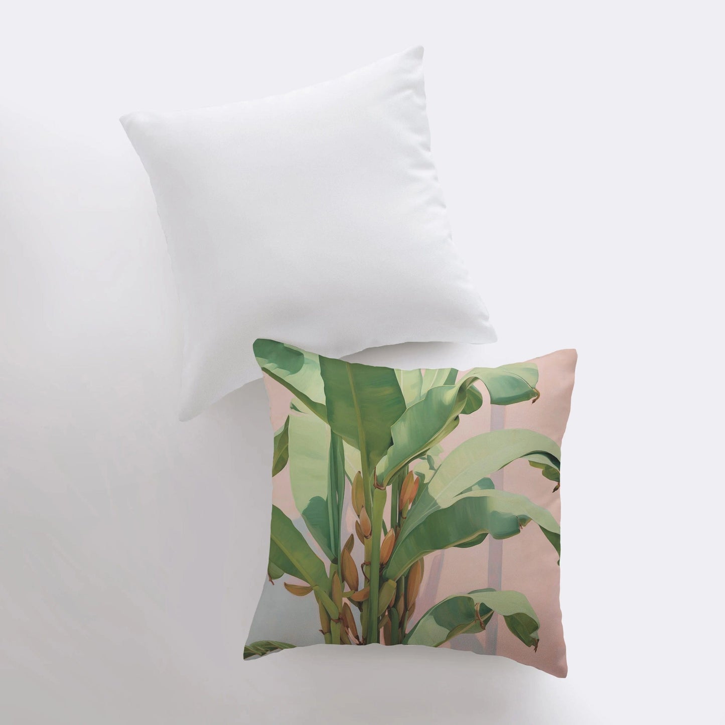 Pink Palm Tree Pillow Cover Home Decor