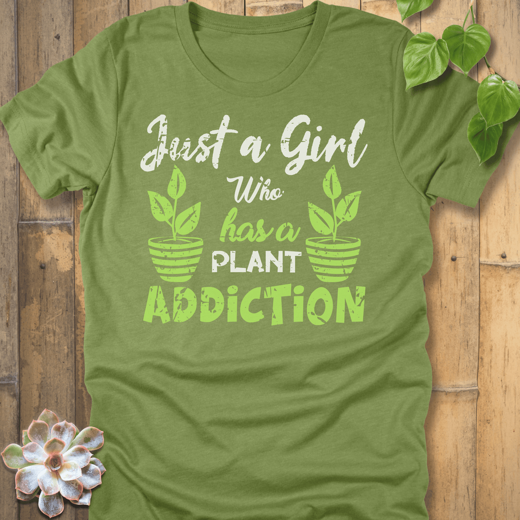 Heather Green / S Plant Addiction T-shirt T-Shirt