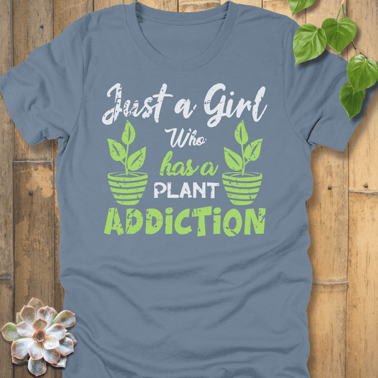 Steel Blue / S Plant Addiction T-shirt T-Shirt