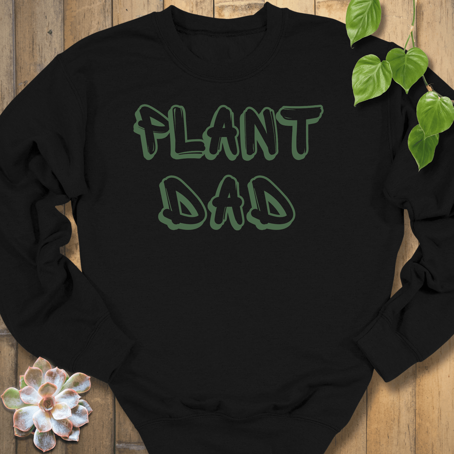 Black / S Plant Dad Sweatshirt Sweatshirt