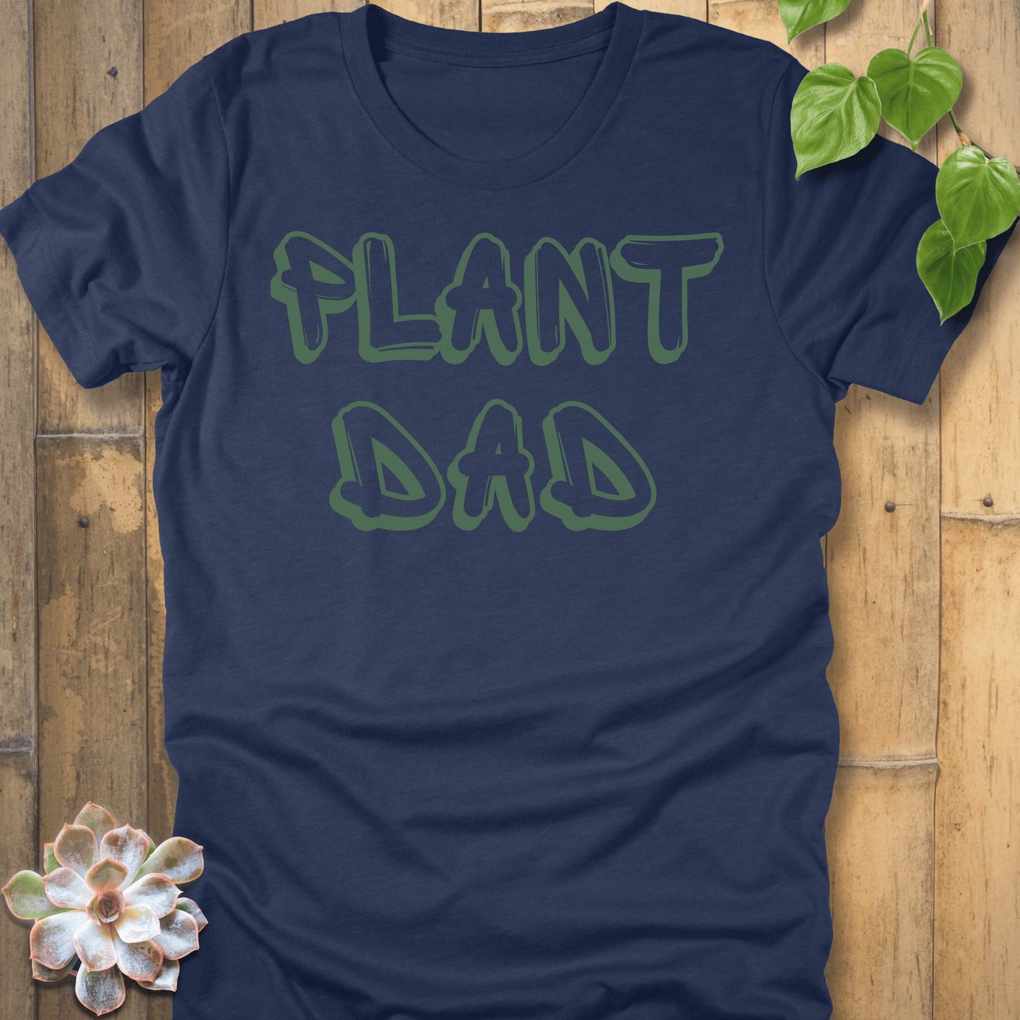 Heather Navy / S Plant Dad T-shirt T-Shirt