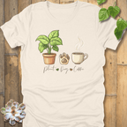 Natural / S Plant, Dog, Coffee T-Shirt T-Shirt