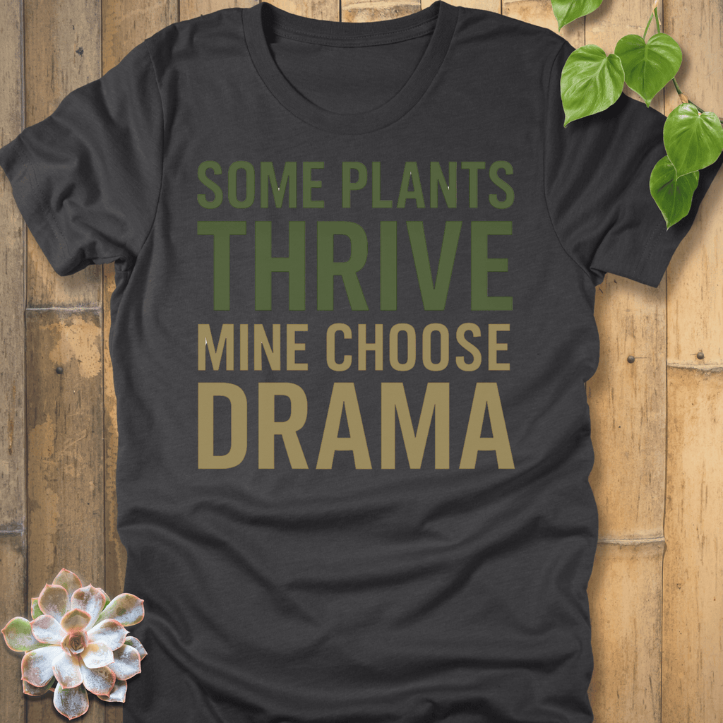 Dark Grey Heather / S Plant Drama T-shirt T-Shirt