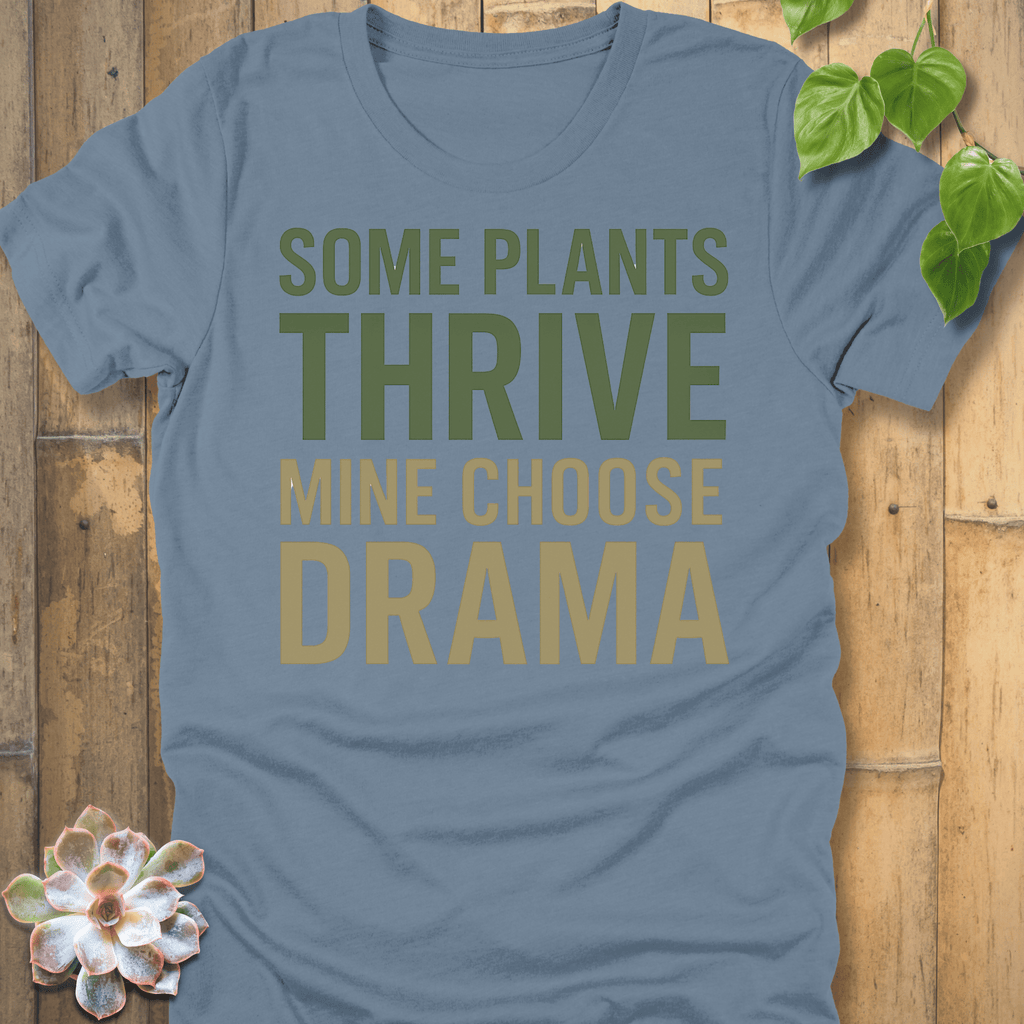 Steel Blue / S Plant Drama T-shirt T-Shirt