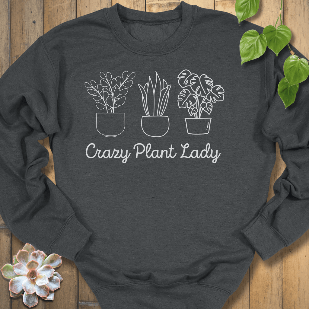 Dark Heather / S Plant Lady Sweatshirt Sweatshirt