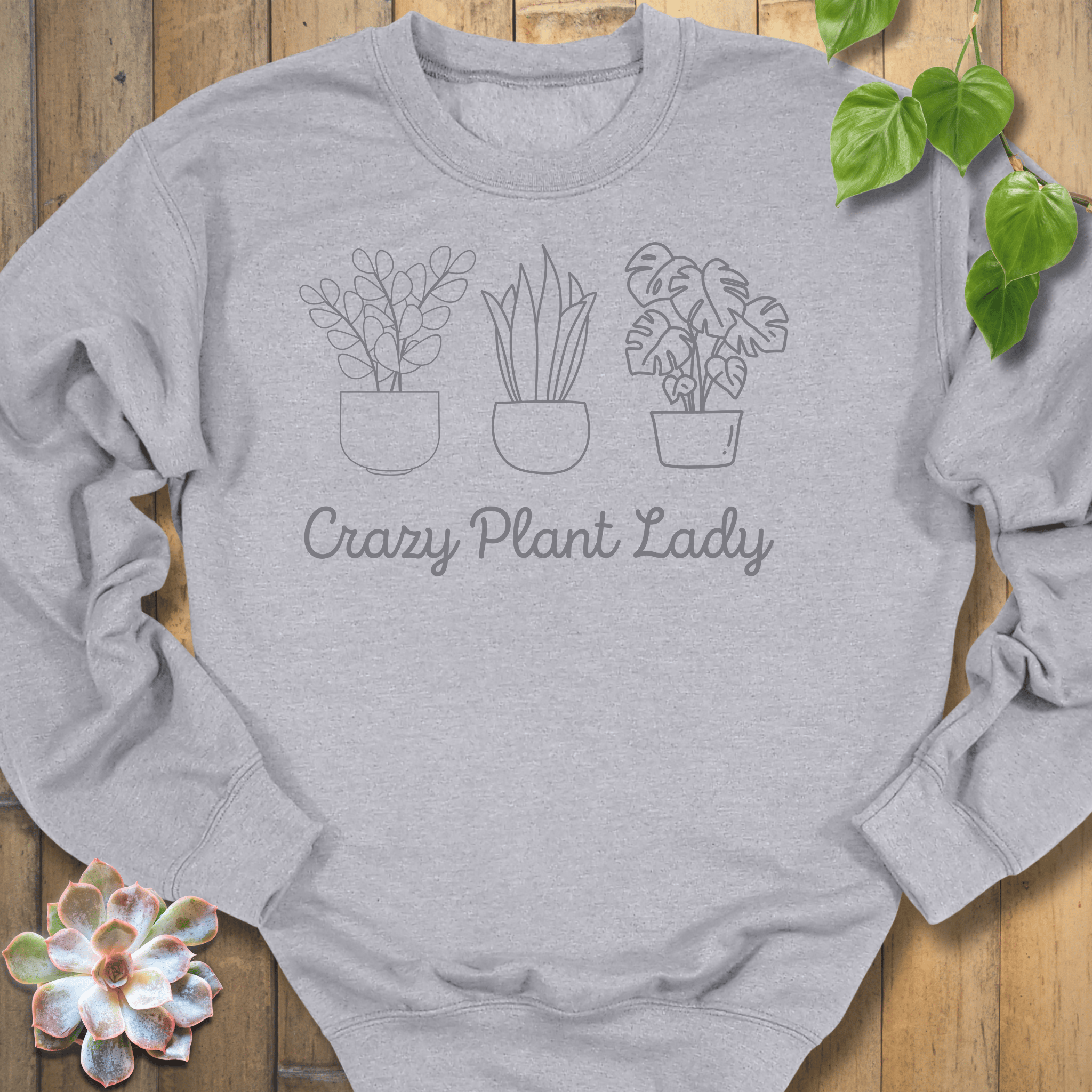 Sport Grey / S Plant Lady Sweatshirt Sweatshirt