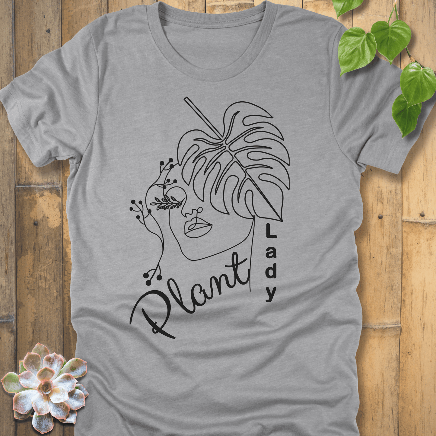Athletic Heather / S Plant Lady T-shirt T-Shirt