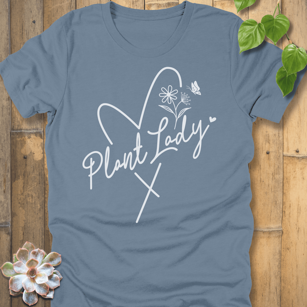 Steel Blue / S Plant Lover Lady T-shirt T-Shirt