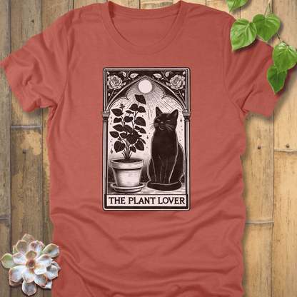 Plant Lover Tarot Cat T-Shirt T-Shirt