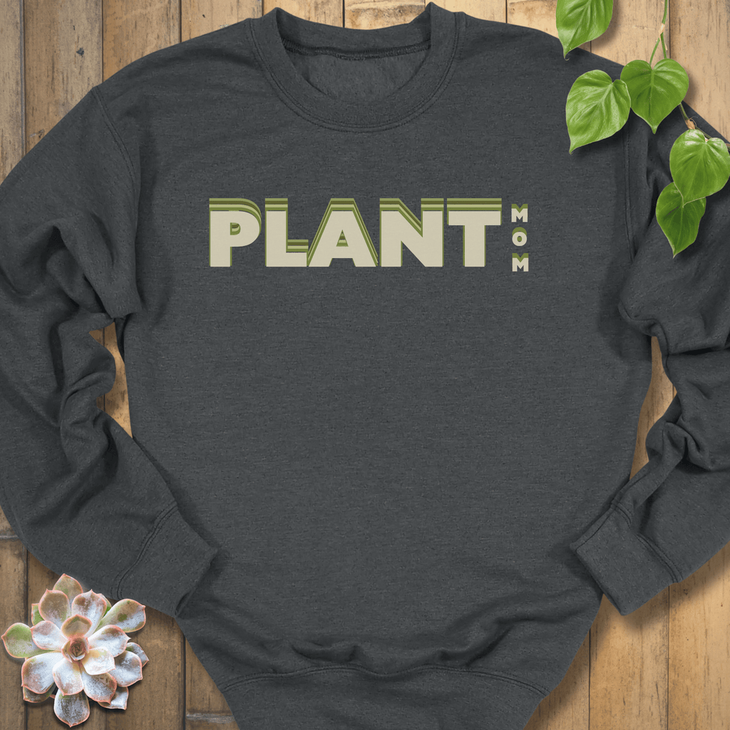 Dark Heather / S Plant Mom Sweatshirt Sweatshirt