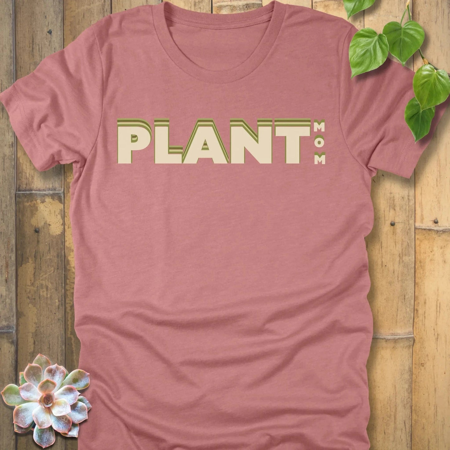 Heather Mauve / S Plant Mom T-Shirt T-Shirt