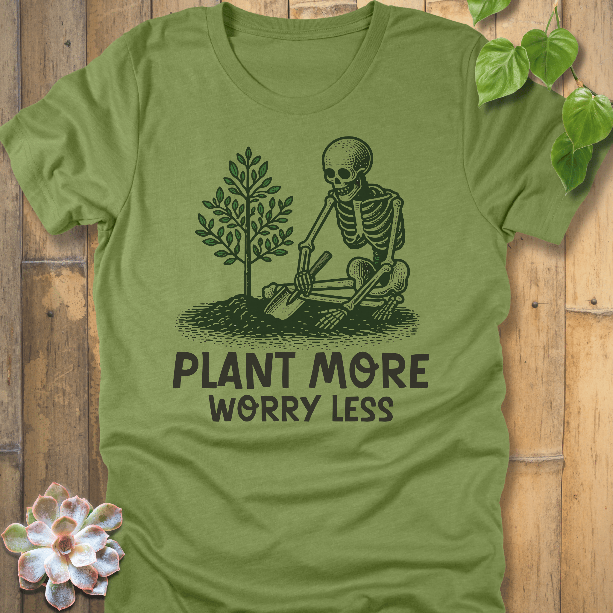 Heather Green / S Plant More T-shirt T-Shirt