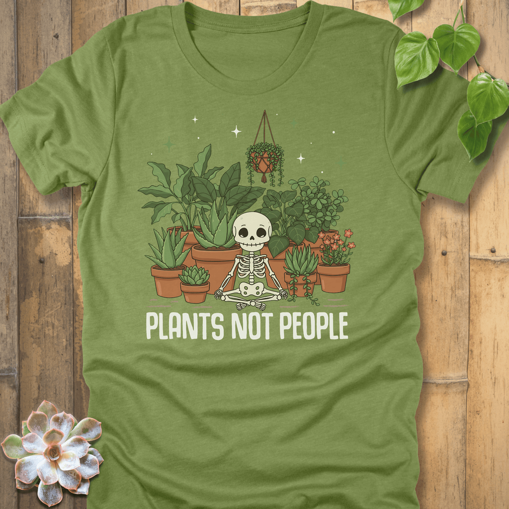 Heather Green / XL Plant Not People T-shirt T-Shirt