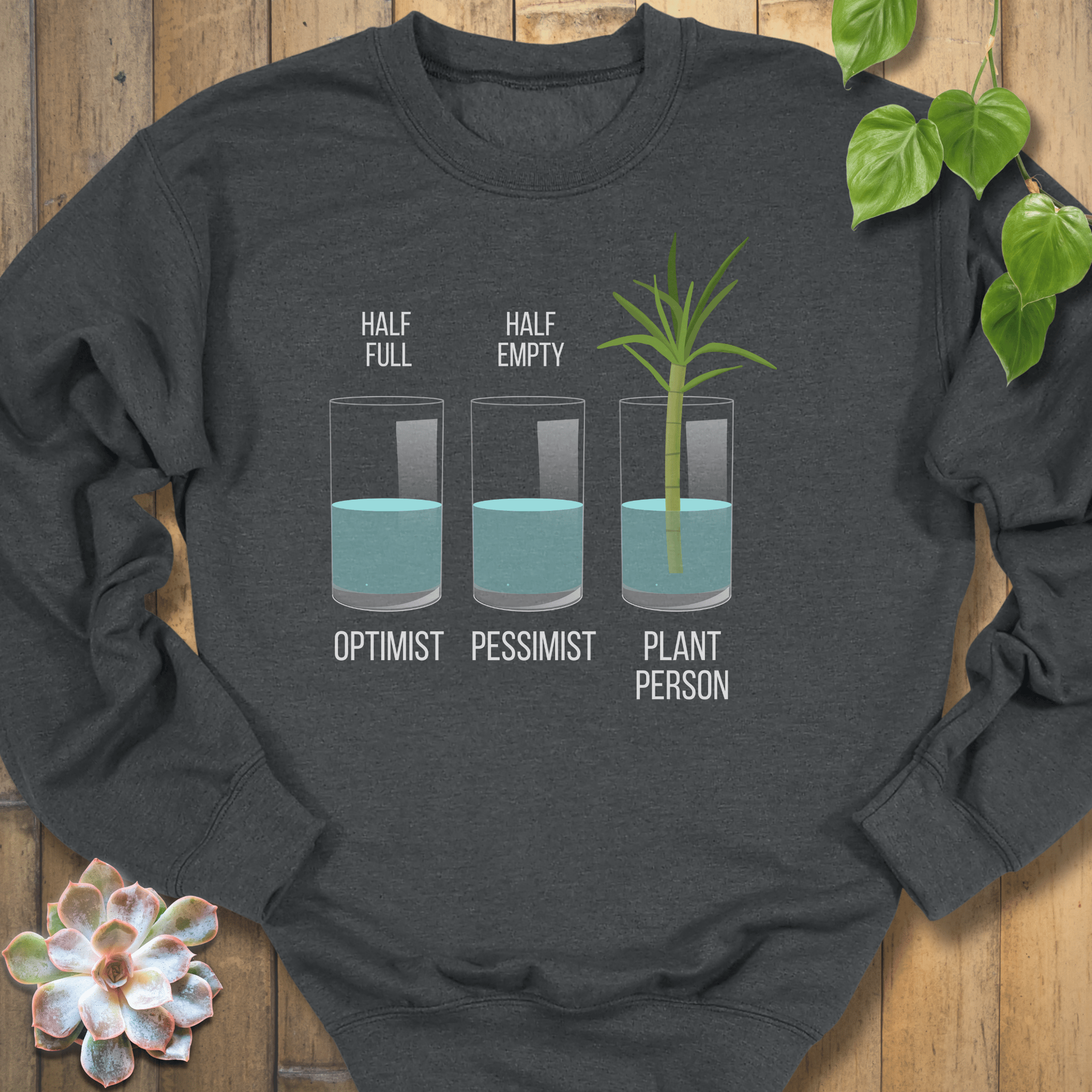 Dark Heather / S Plant Person Sweatshirt Sweatshirt