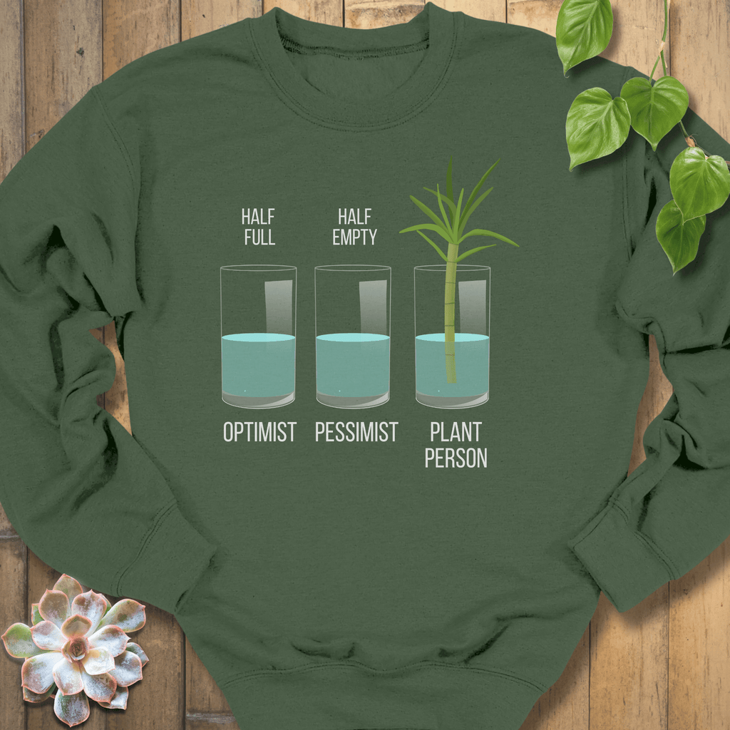 Military Green / S Plant Person Sweatshirt Sweatshirt
