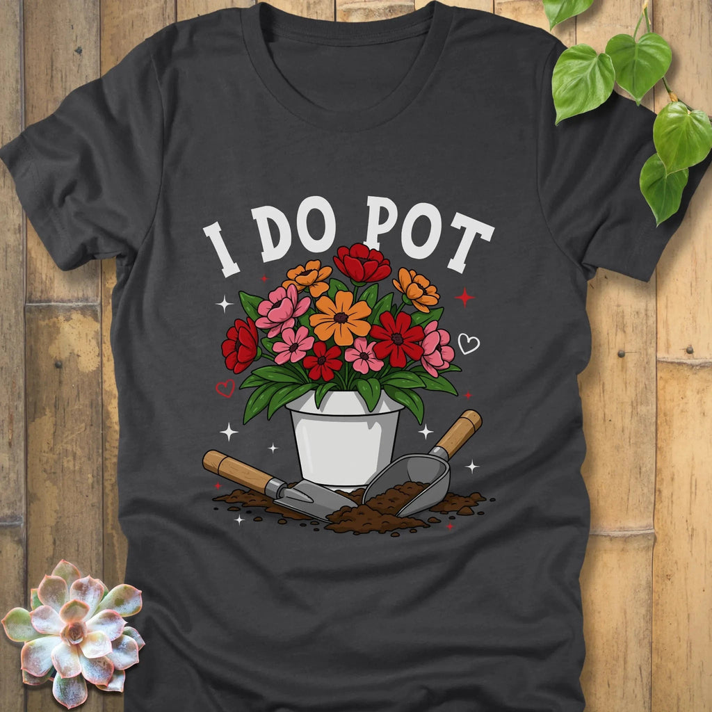 Dark Grey Heather / S Plant Pot T-Shirt T-Shirt