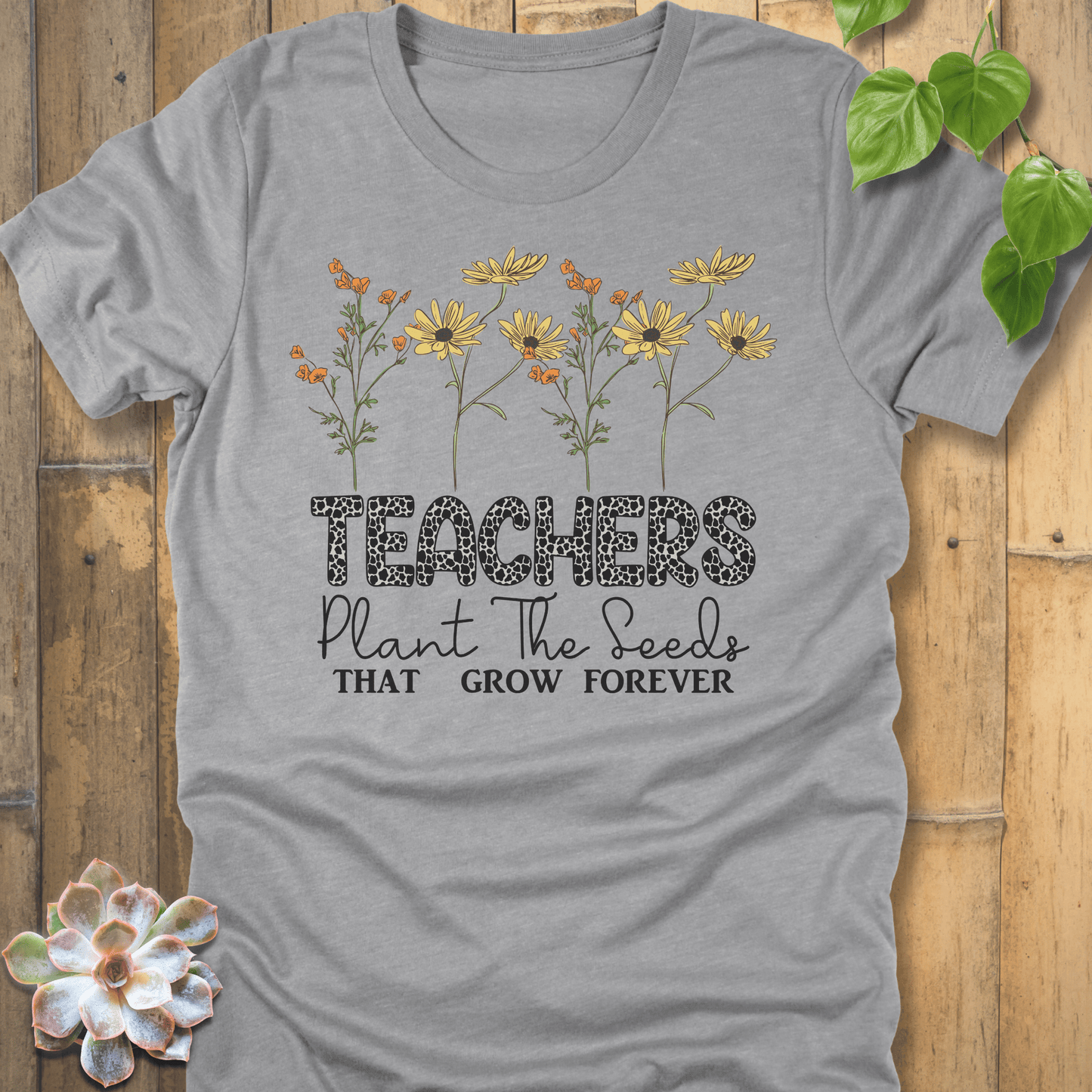 Athletic Heather / S Plant The Seeds T-shirt T-Shirt